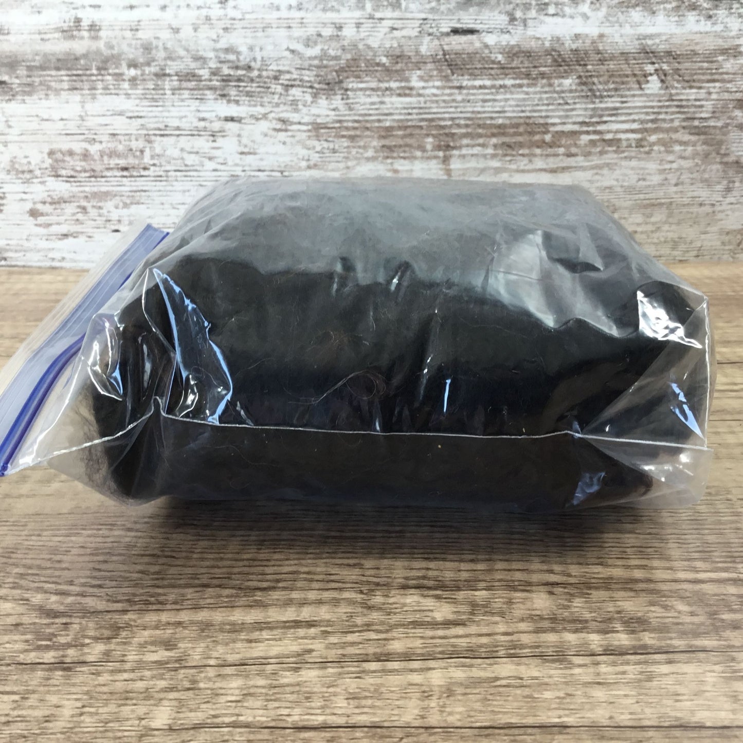 Black Natural Alpaca Bird Nesting Crafting Fiber - 1 Gallon Bag Uncleaned