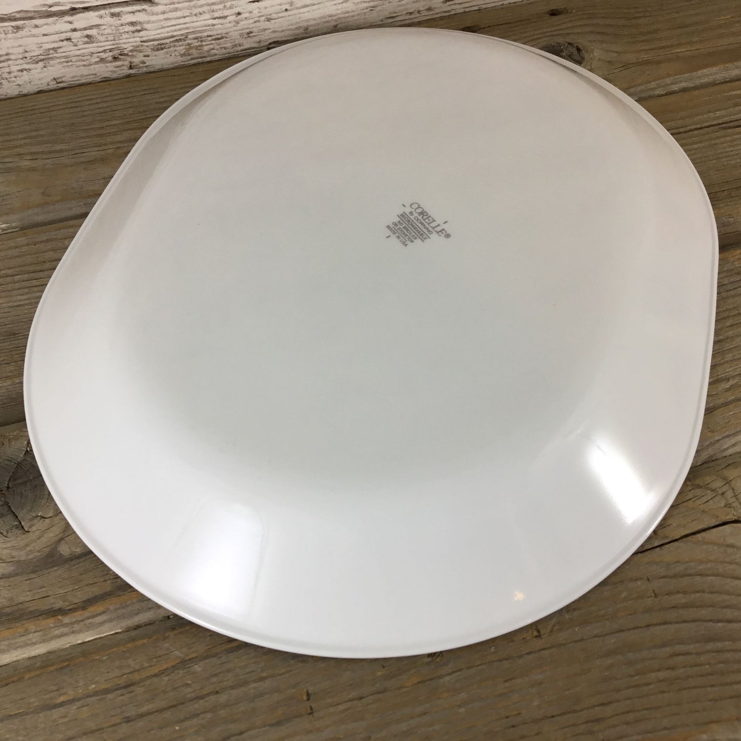 Corelle Oceanview Serving Platter White & Blue Floral 12 1/4" X 10" Oval