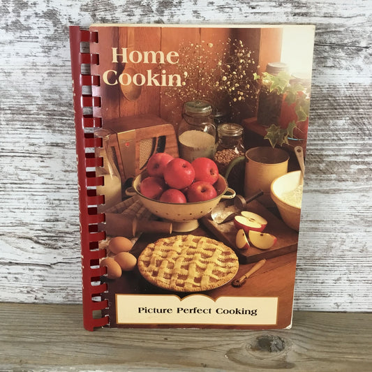 Home Cookin Picture Perfect Cooking Spiral-Bound Cookbook By Eastman Kodak 1991 
