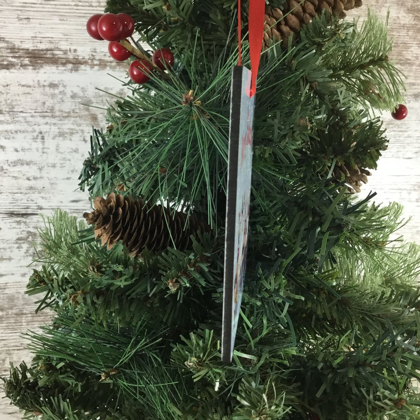 Merry Ducksmas Christmas Ornament Four Festive Ducks Holiday Decor Double-Sided