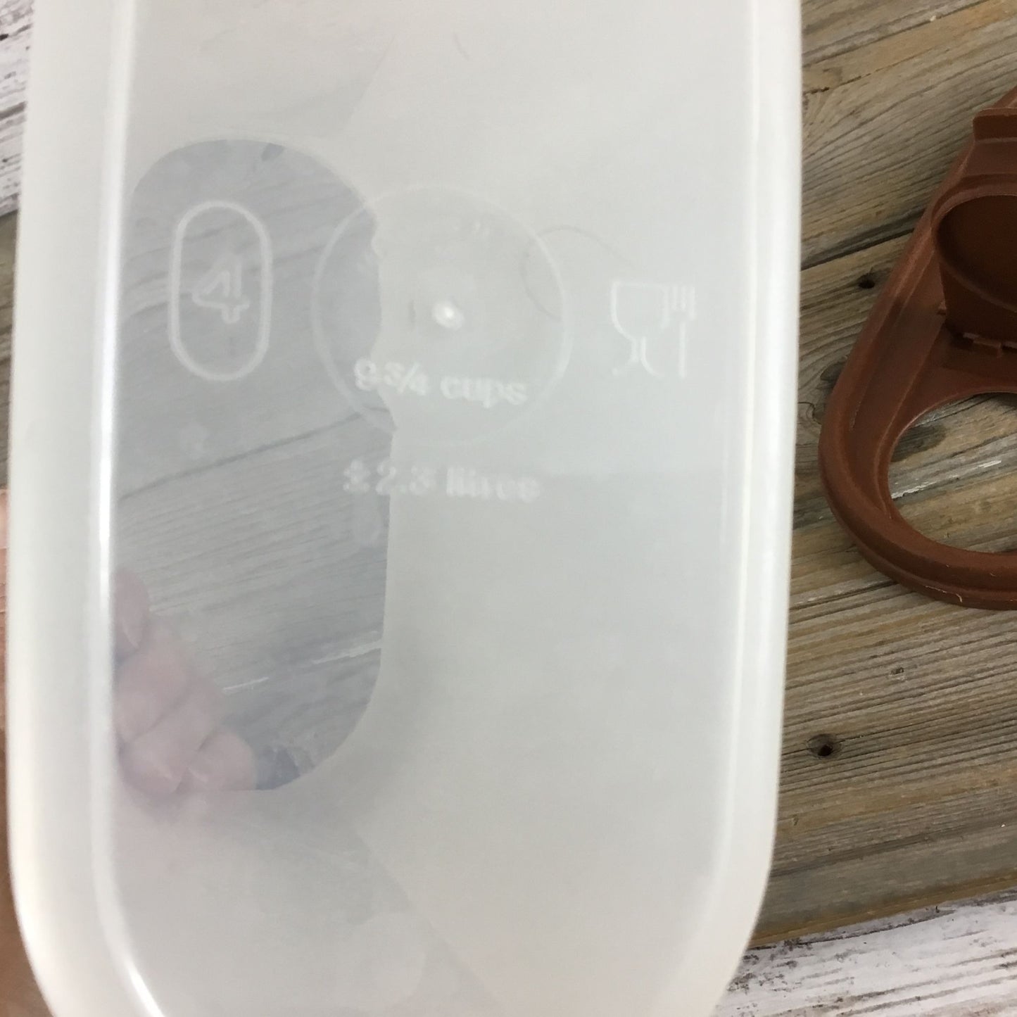 Vintage Tupperware Modular Mate 1614-2 – Brown Lid, 9 3/4 Cups, 2.3L