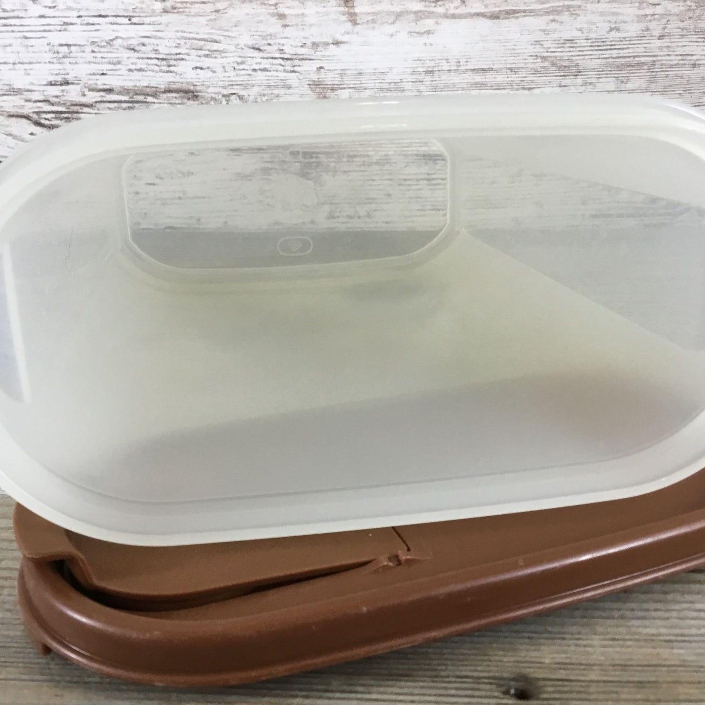 Vintage Tupperware Modular Mate 1614-2 – Brown Lid, 9 3/4 Cups, 2.3L
