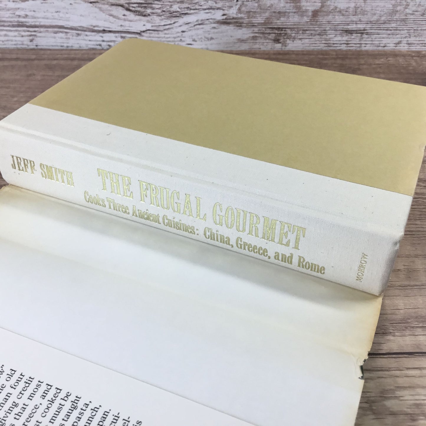 The Frugal Gourmet Cookbook Set By Jeff Smith Hardcover Morrow