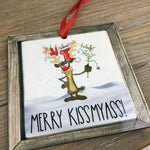 Merry KissMyAss Christmas Ornament