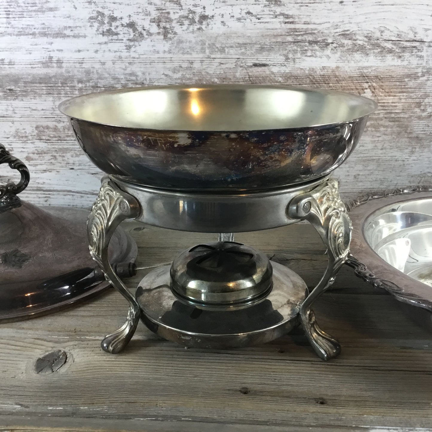 International Silver Company Silver Plated Chafing Dish