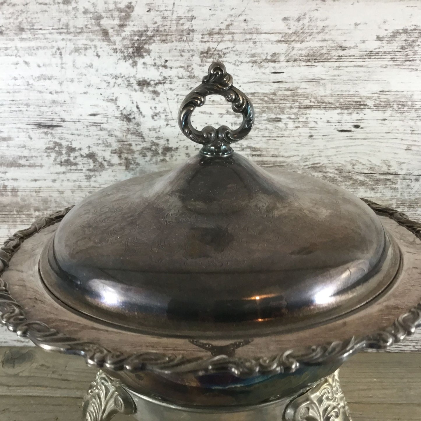 International Silver Company Silver Plated Chafing Dish