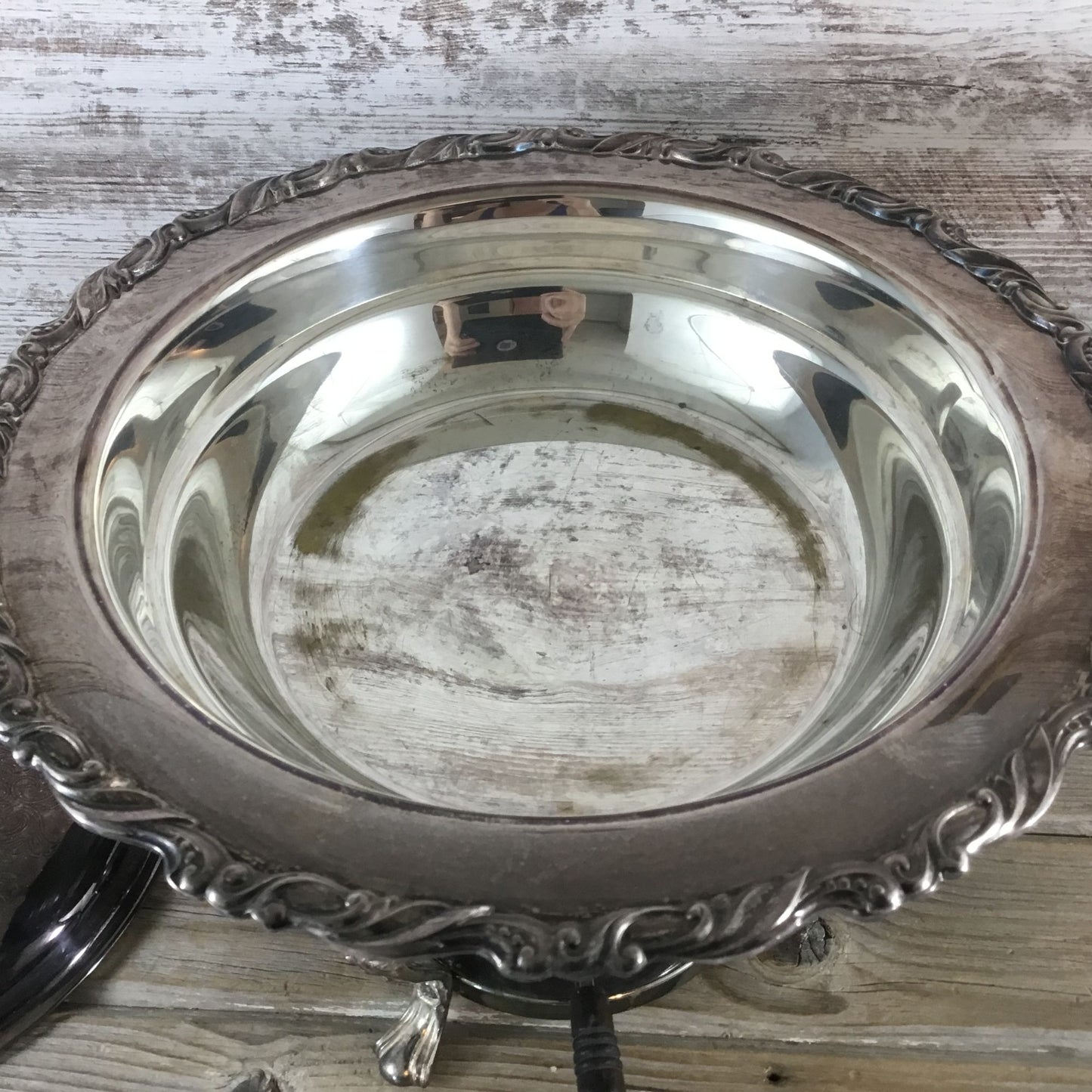 International Silver Company Silver Plated Chafing Dish