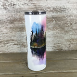 Grizzly Bear Northern Lights 20 oz Skinny Tumbler