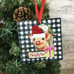 Merry Pigmas Christmas Ornament