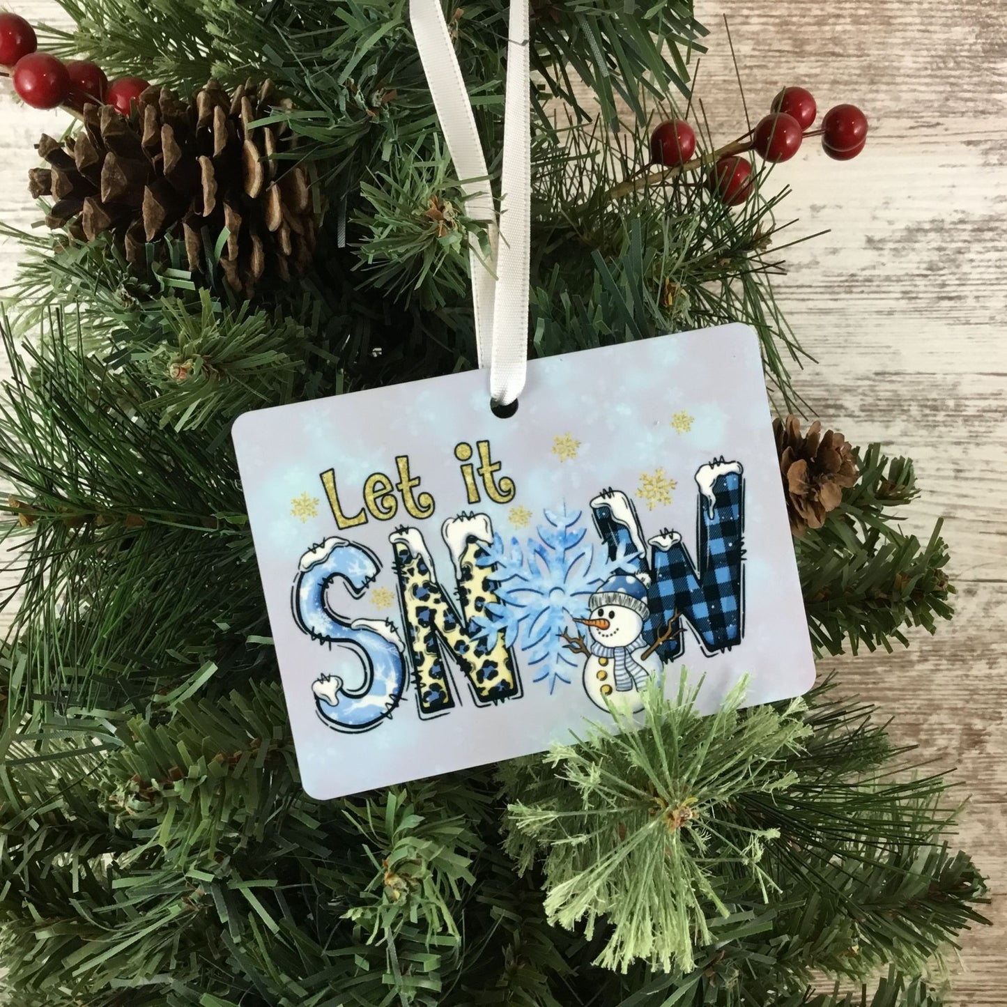 Let it Snow Christmas Ornament