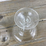 Set of 2 Vintage Frozen Margarita Glasses Shrimp Cocktail Clear Glass Ball Stem
