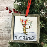 Merry KissMyAss Christmas Ornament