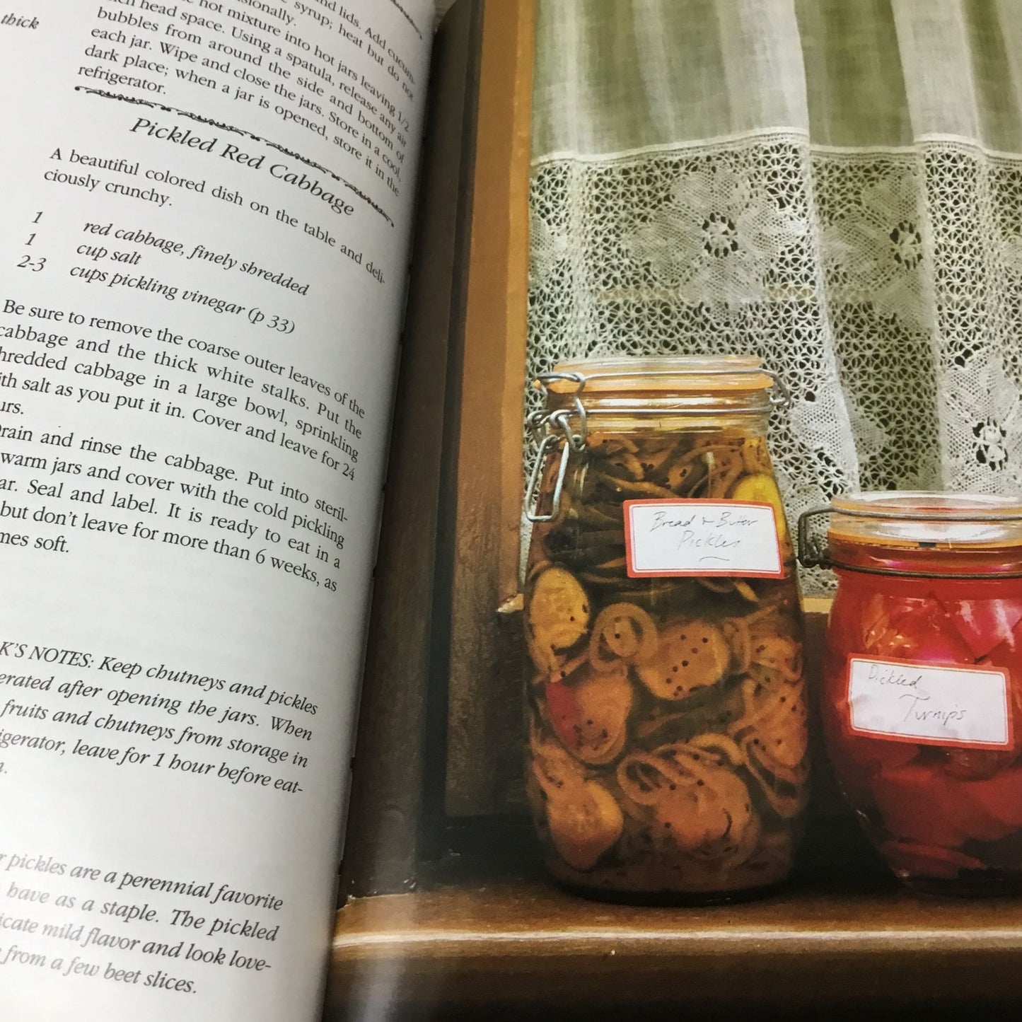The Country Kitchen Chutneys & Pickles Hardcover Cookbook - Barbara Beckett 1993