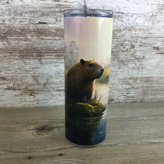 Capybara 20 oz Skinny Tumbler