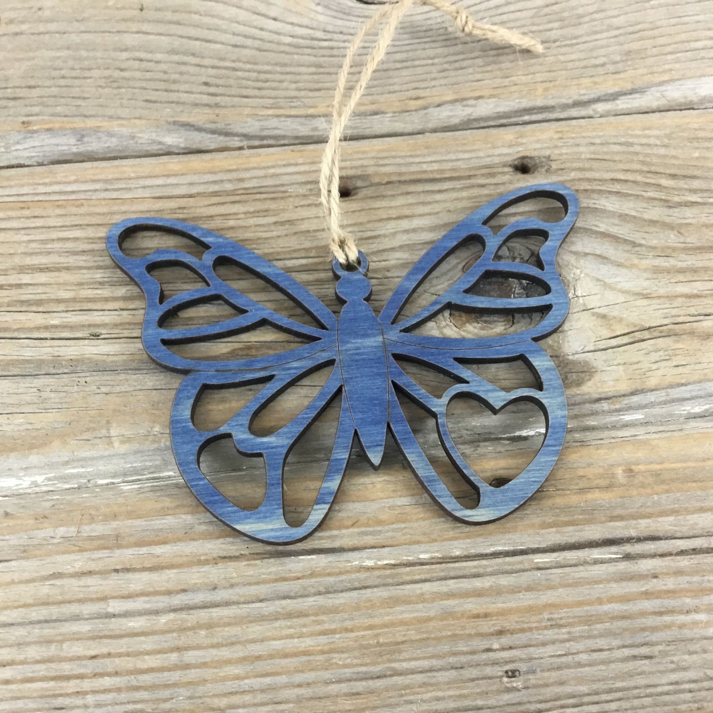 Butterfly Story Card Christmas Ornament – Laser Cut Wood Ornament