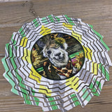 Rustic Alpaca Sunflower Wind Spinner 10"