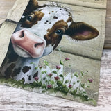 Cow Garden Flag Remind me again, Why are you here?  12" x18"  Double-Sided