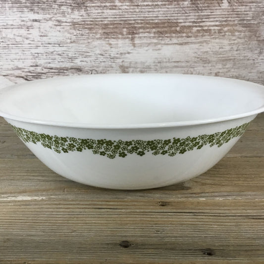 Corning Corelle Green Crazy Daisy Spring Blossom Serving Bowl 10 1/4"