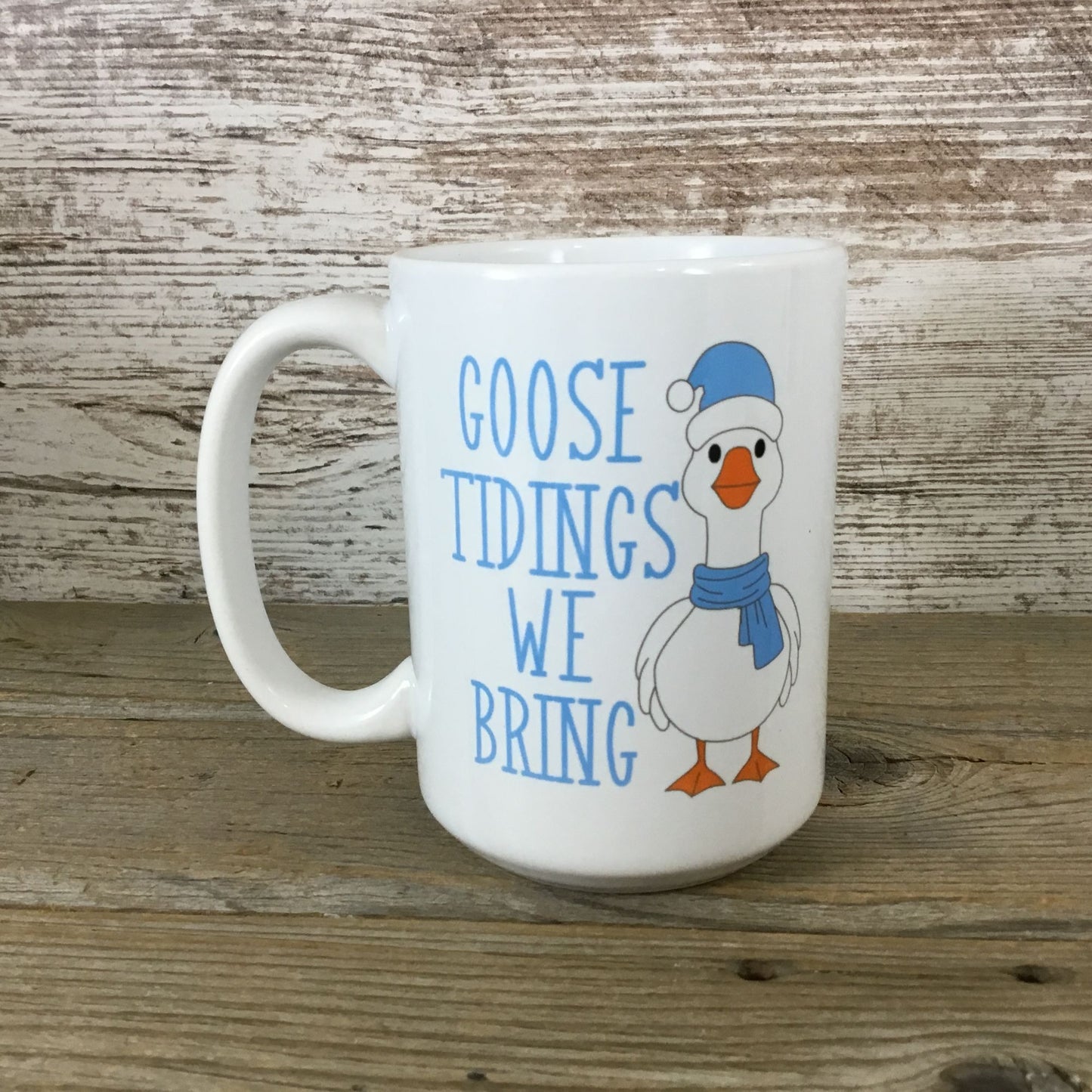 Goose Tidings We Bring You Mug – 15 oz Ceramic Coffee Mug