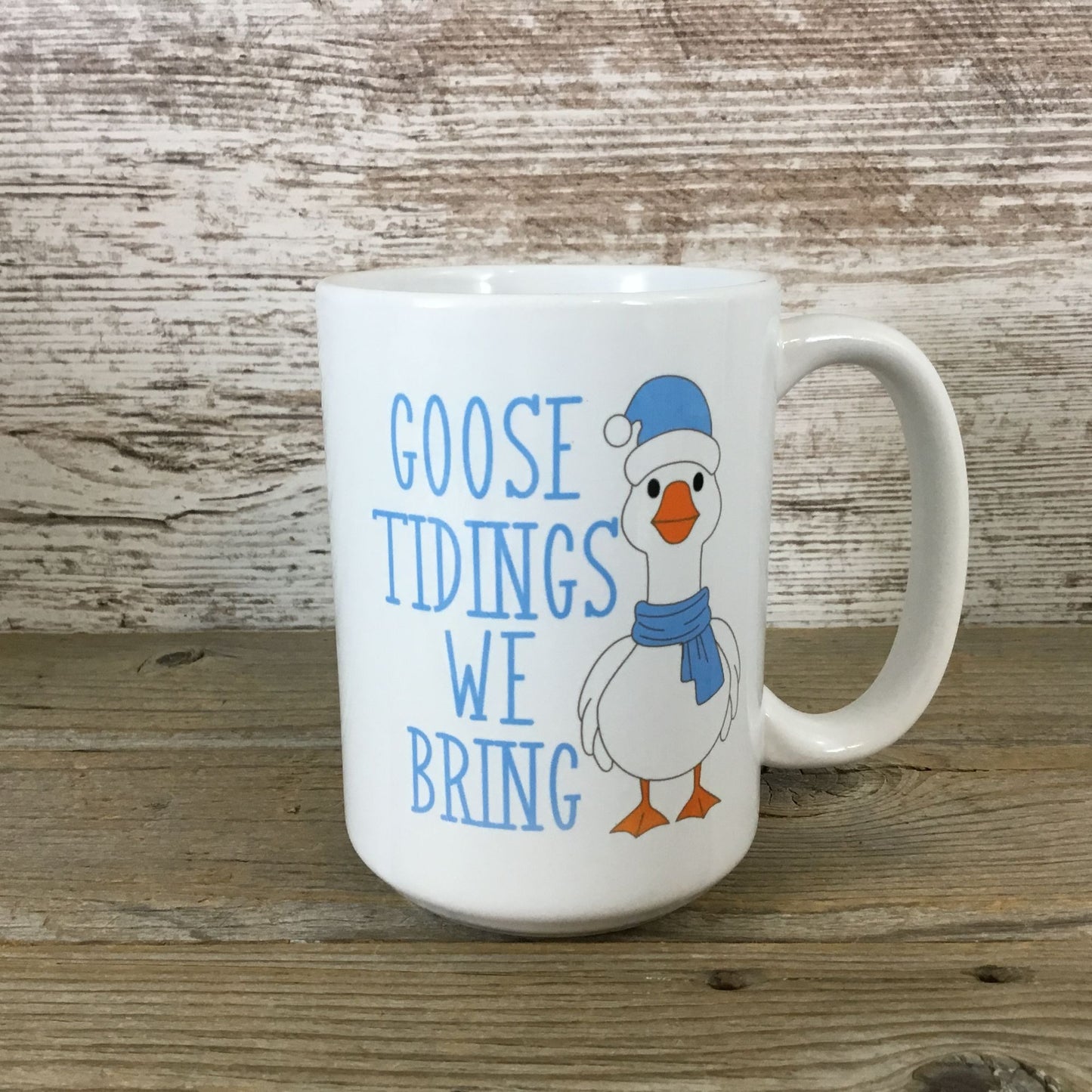 Goose Tidings We Bring You Mug – 15 oz Ceramic Coffee Mug