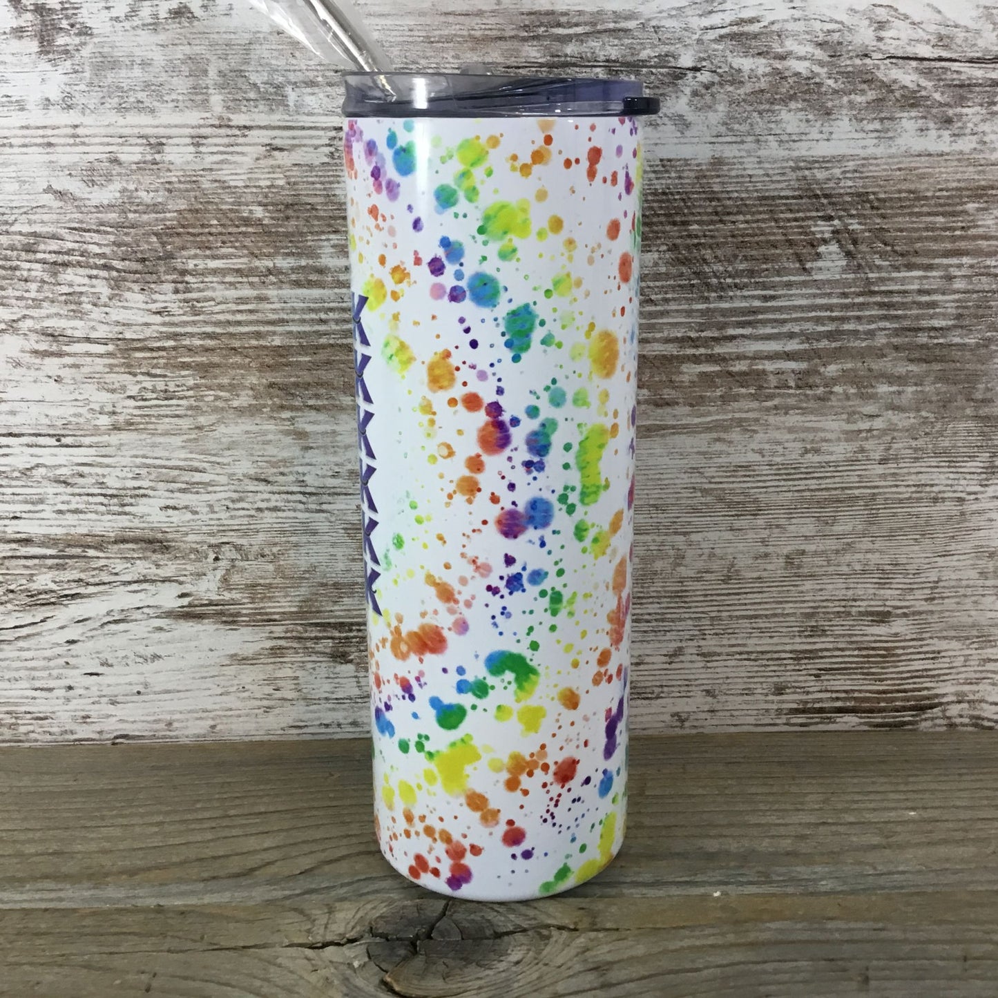 F*ck This Paint Splatter  20 oz Skinny Tumbler