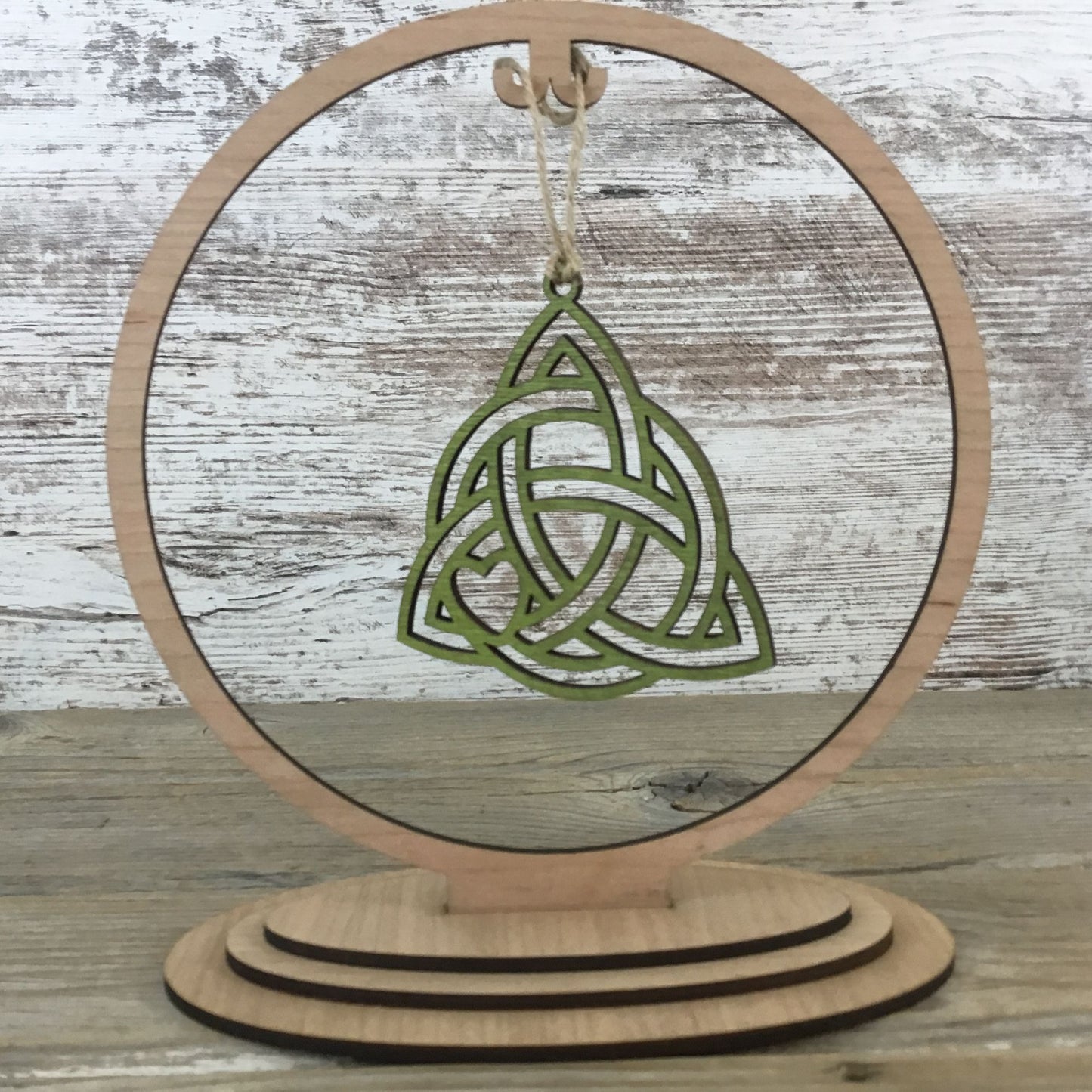 Celtic Knot of Friendship Story Card Christmas Ornament