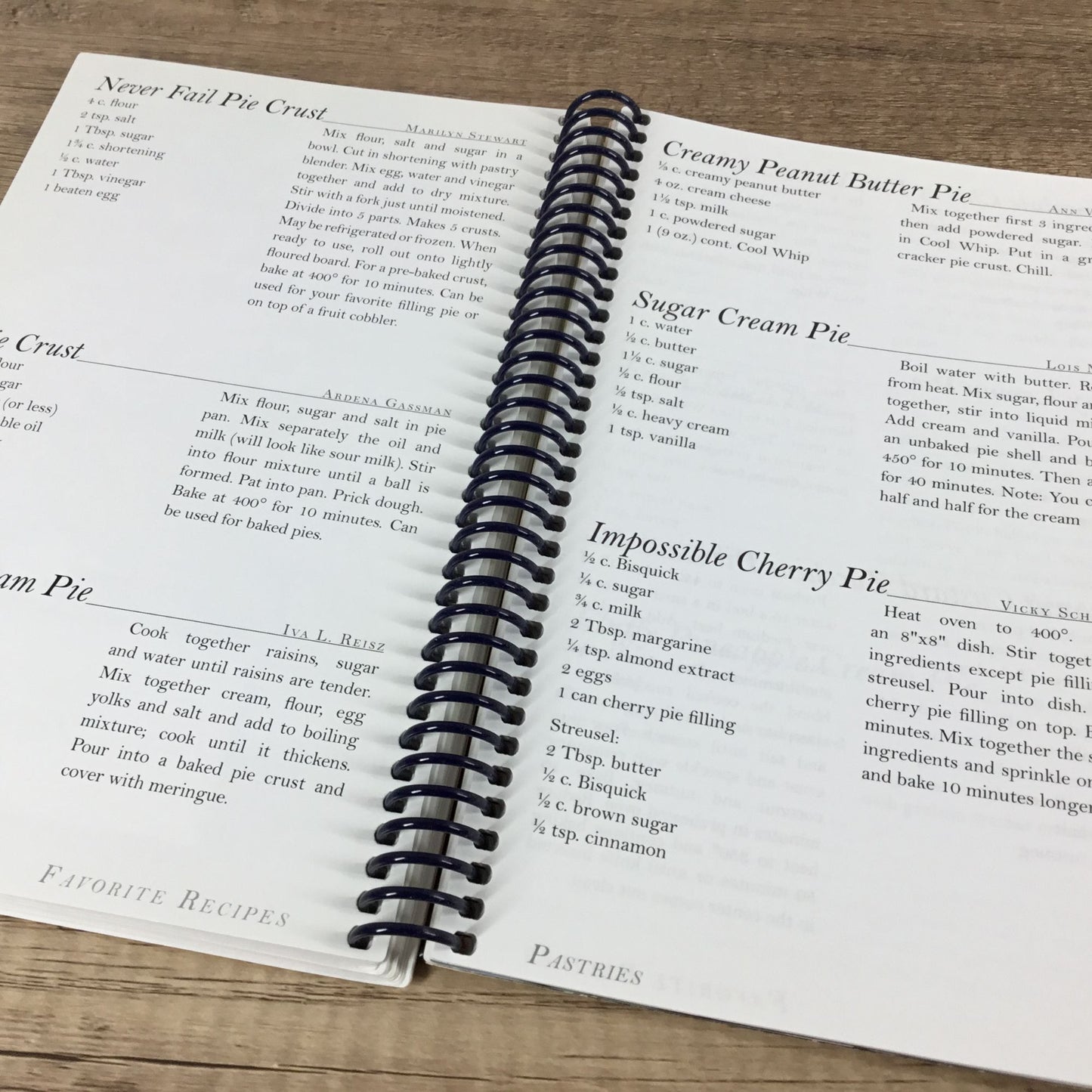 Ohio Retired Teachers Association 65th Anniversary Favorite Recipes Spiral-Bound