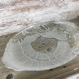 Vintage Gorham Crystal 1831 Fall Traditions Turkey Serving Platter Plate 17”