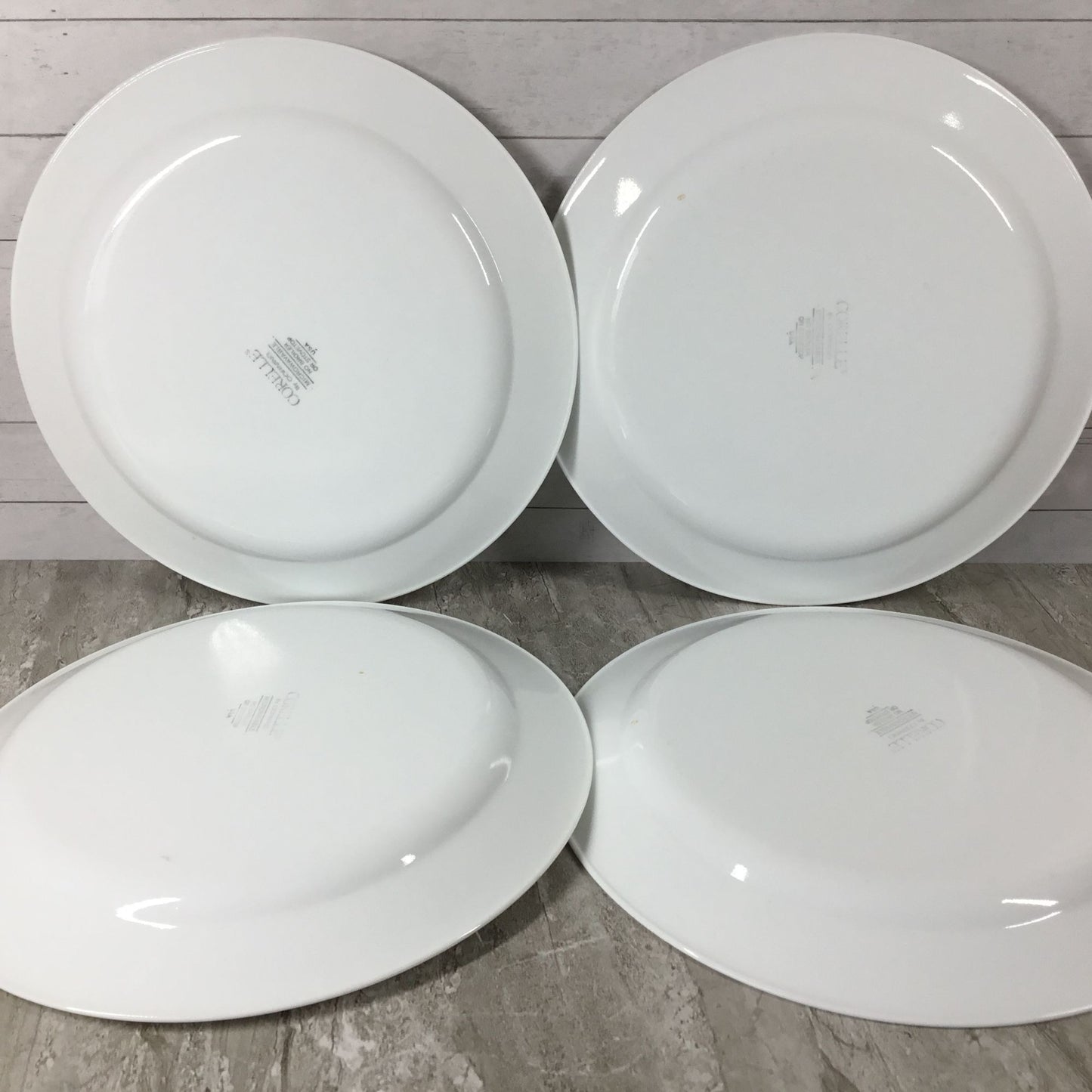 Set Of 4 Corelle Veranda 10 1/4" Dinner Plates With Pink Floral Design