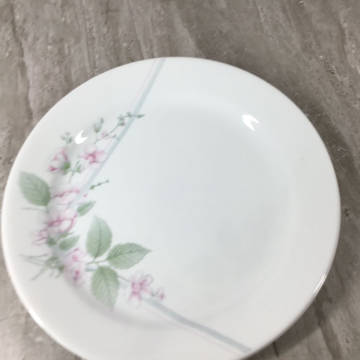 Set Of 4 Corelle Veranda 10 1/4" Dinner Plates With Pink Floral Design