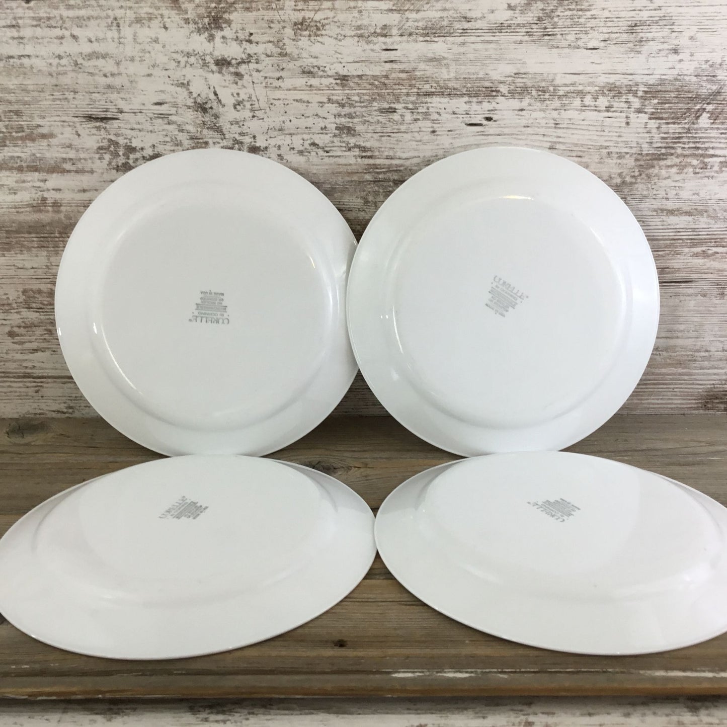 Set of 4 Corelle Country Memories Dinner Plates 10¼" Christmas Horse Sleigh