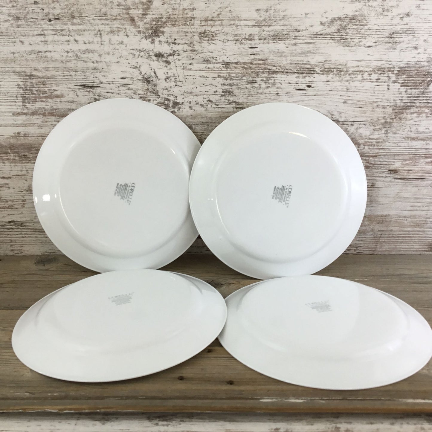 Set of 4 Corelle Country Memories Dinner Plates 10¼" Christmas Horse Sleigh