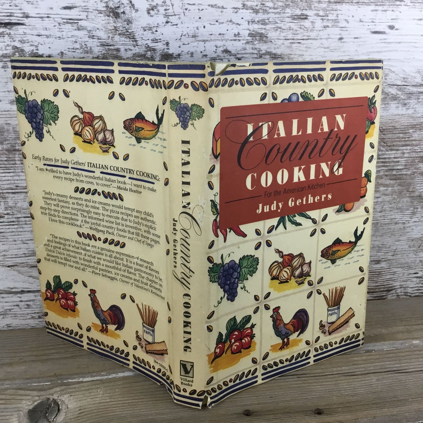 Italian Country Cooking By Judy Gethers Hardcover 1984 Villard Books