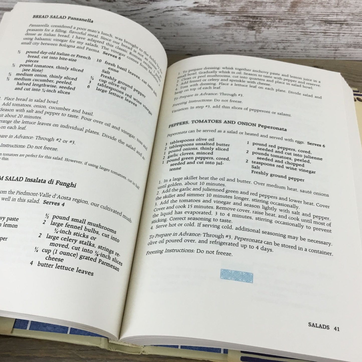 Italian Country Cooking By Judy Gethers Hardcover 1984 Villard Books