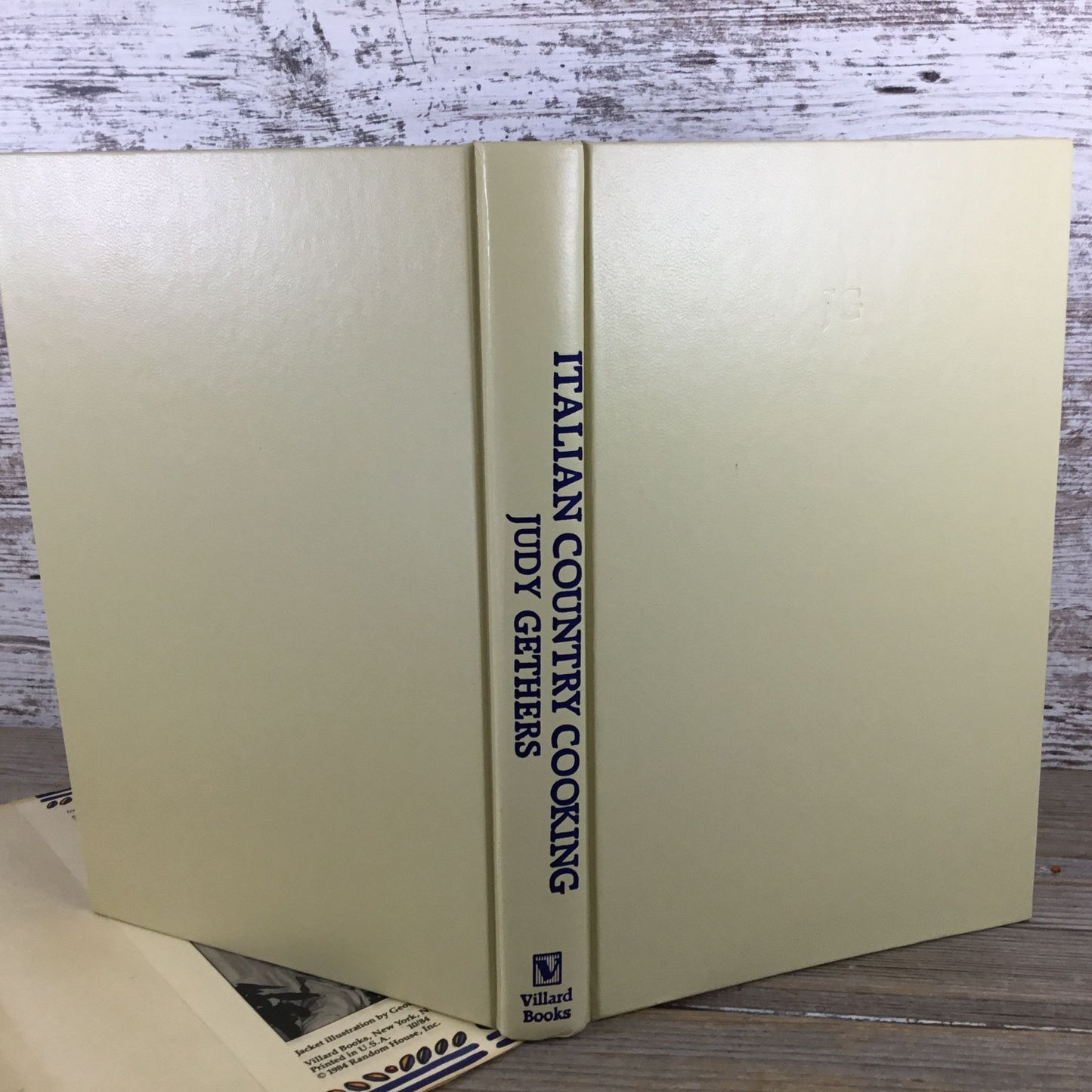 Italian Country Cooking By Judy Gethers Hardcover 1984 Villard Books