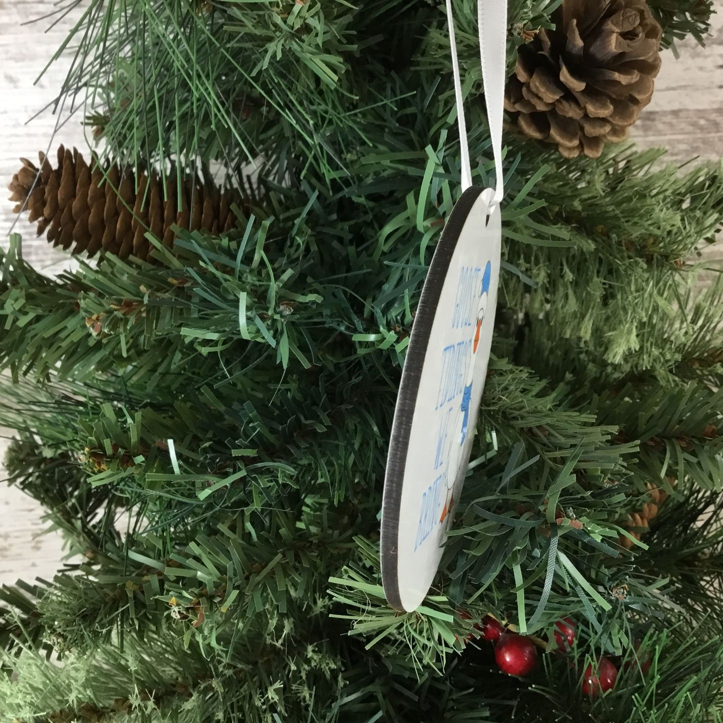 Goose Tidings We Bring You Christmas Ornament