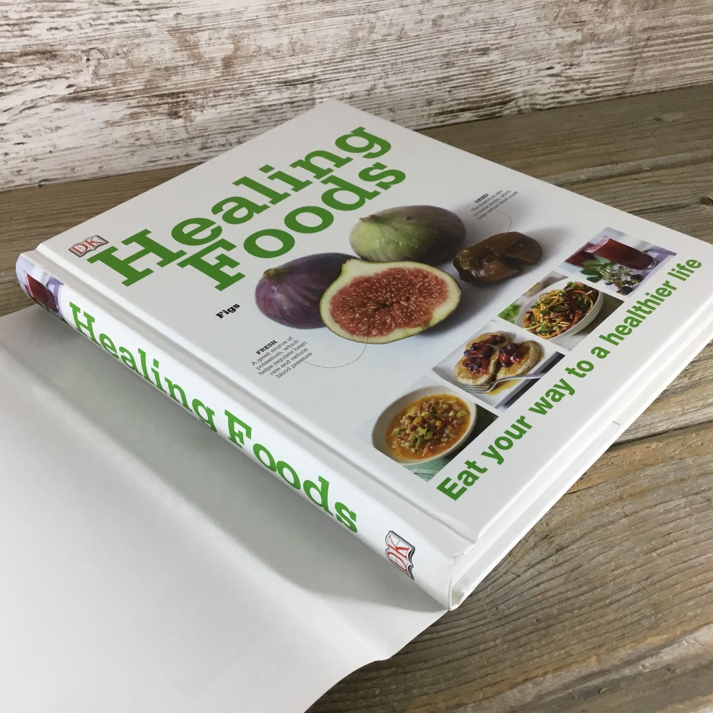 DK "Healing Foods" Hardcover Book On Nutrition & Recipes Health & Wellness Guide