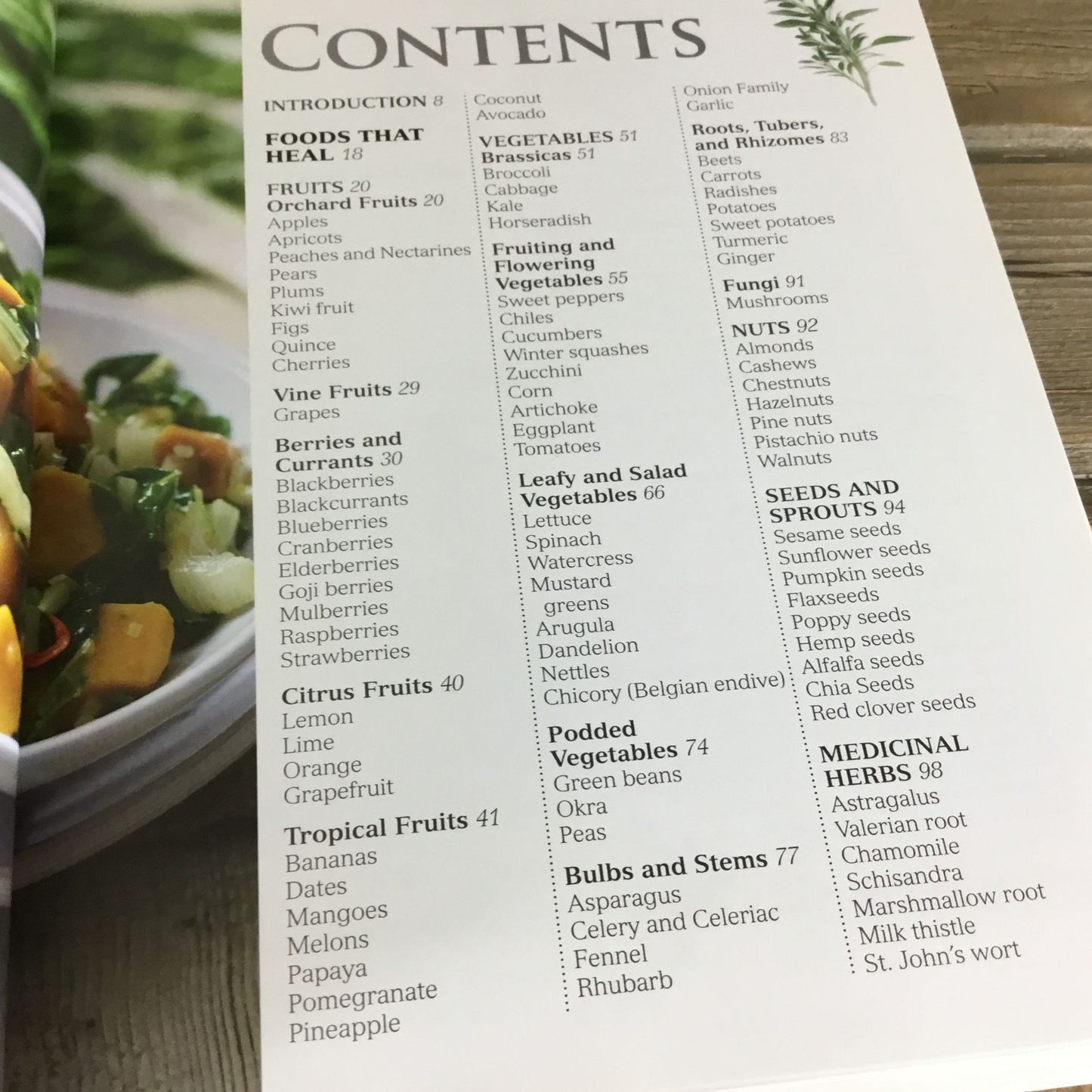 DK "Healing Foods" Hardcover Book On Nutrition & Recipes Health & Wellness Guide