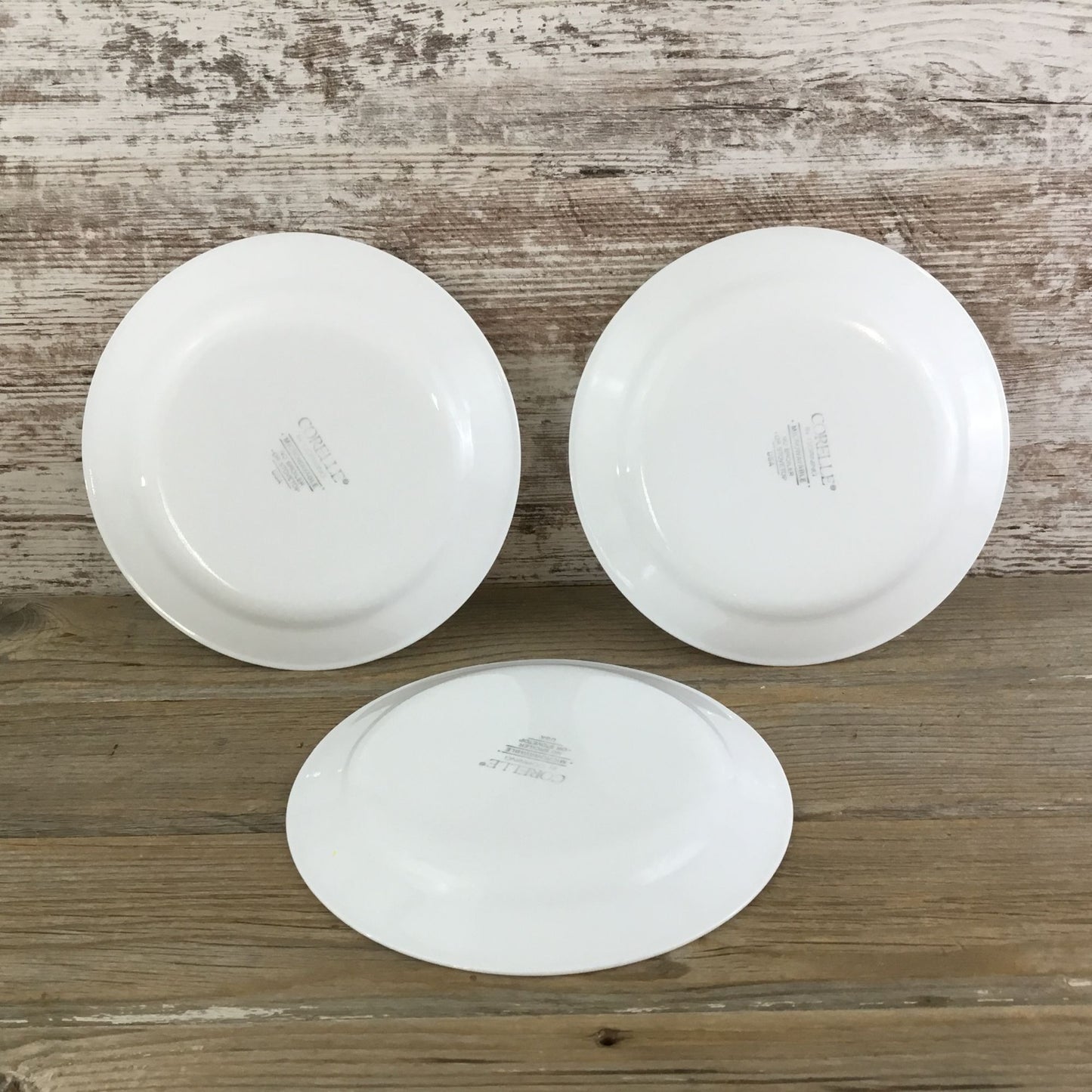 Set of 3 Corelle Country Cornflower Lunch Salad Plates 7 1/4" Flower Basket