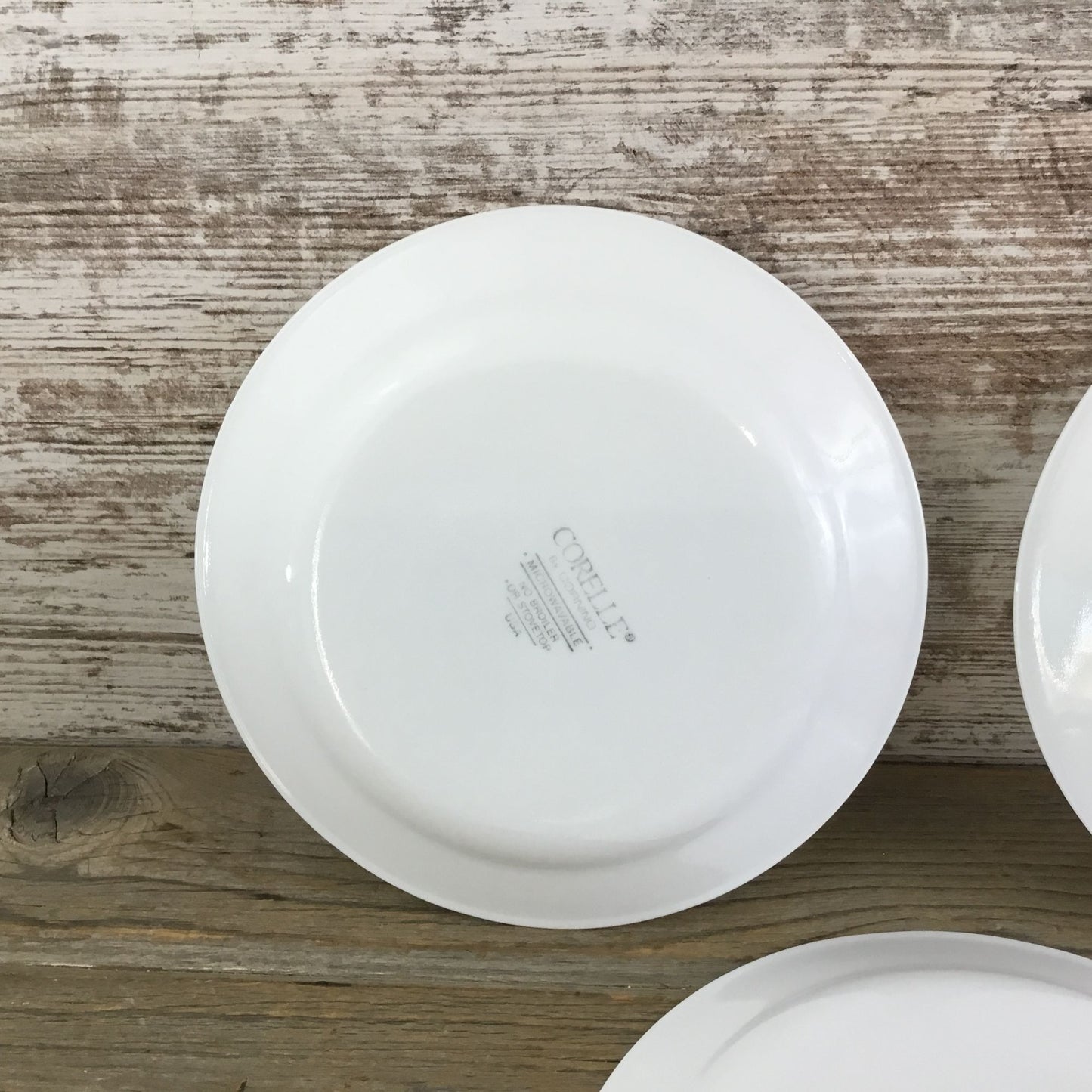 Set of 3 Corelle Country Cornflower Lunch Salad Plates 7 1/4" Flower Basket