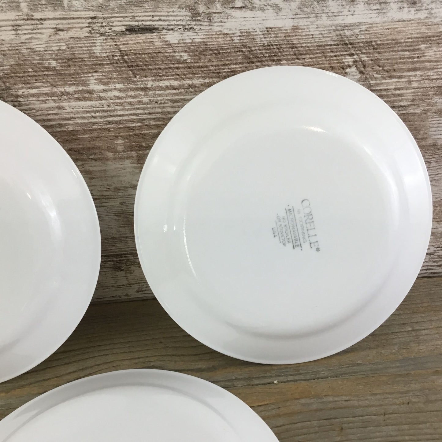Set of 3 Corelle Country Cornflower Lunch Salad Plates 7 1/4" Flower Basket