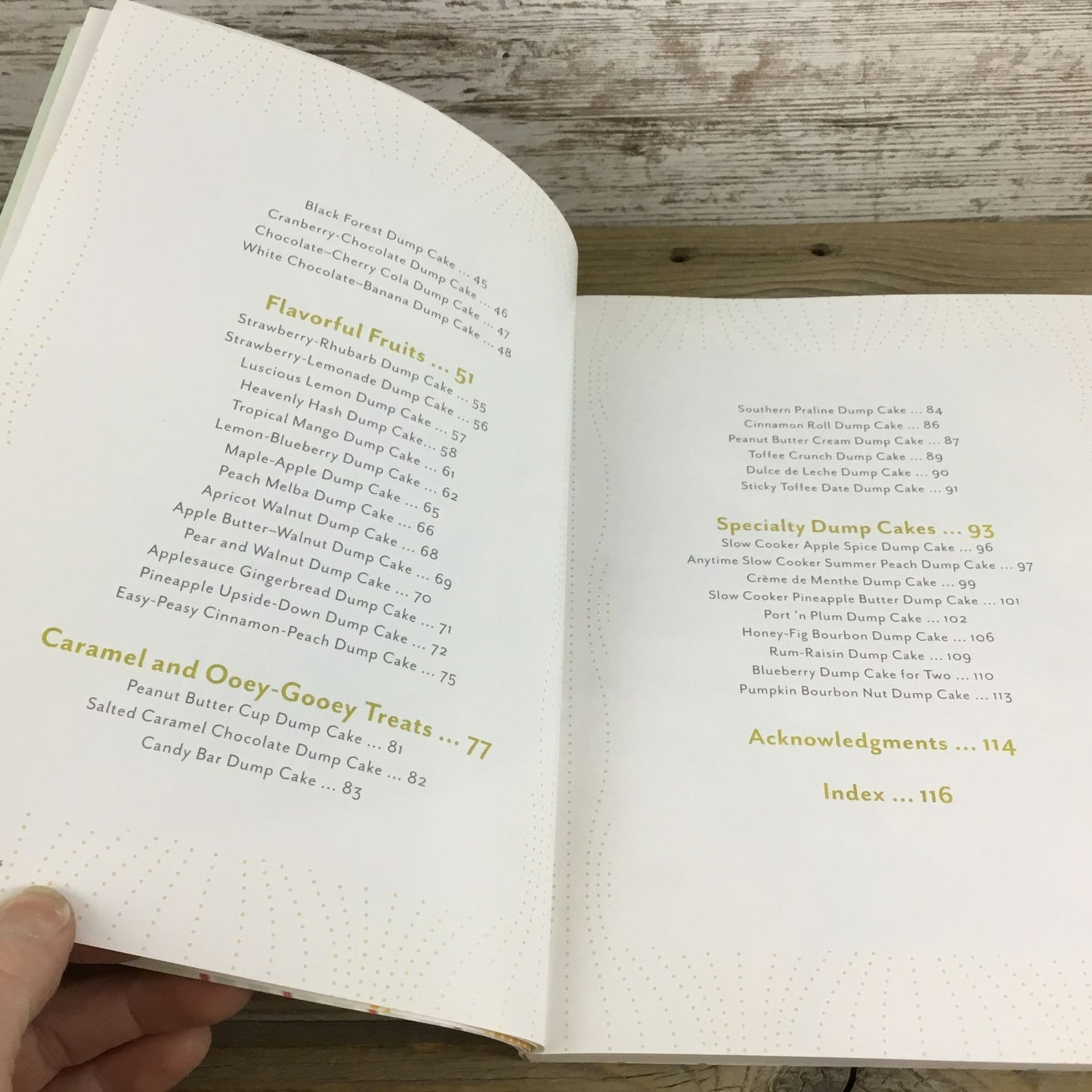 Dump Cakes & Dump Desserts, Pies, Cookies, Brownies, Bars and More Cookbooks