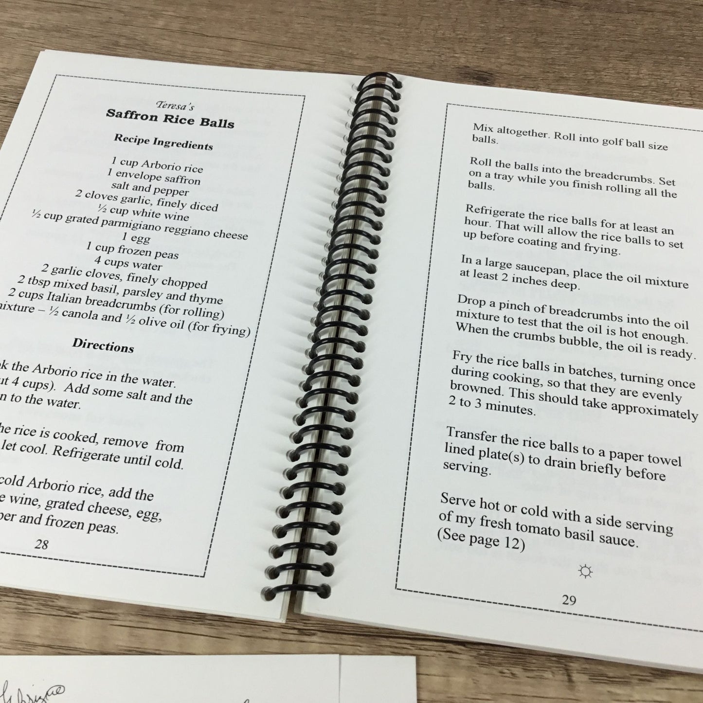 Keeping It In The Family Spiral-Bound Cookbook By Teresa Fabrizio 2008