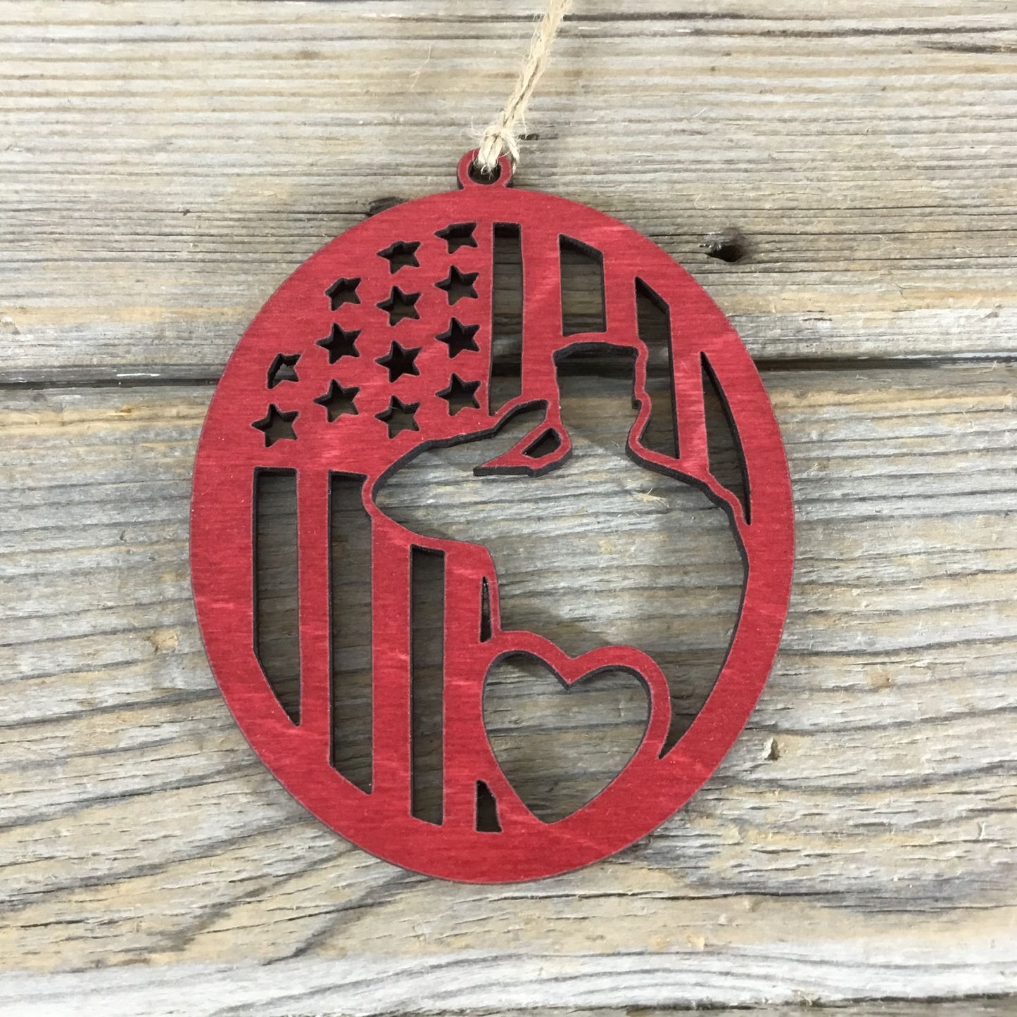 A Marine’s Heart Story Card Ornament