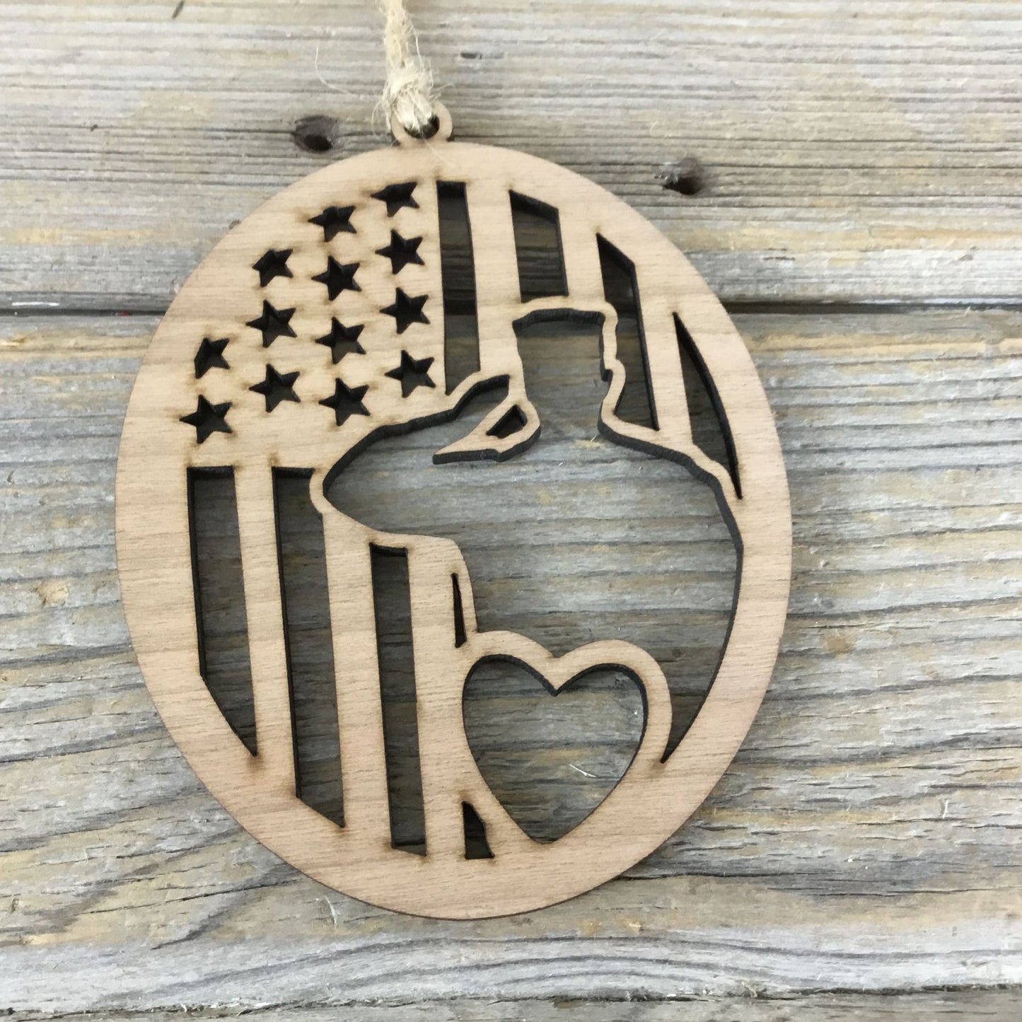 A Marine’s Heart Story Card Ornament