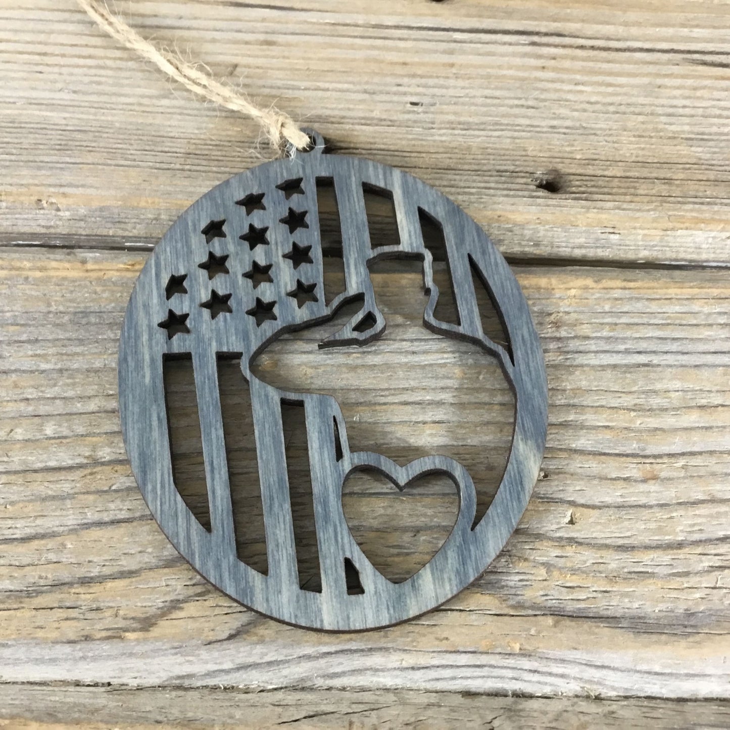 A Marine’s Heart Story Card Ornament