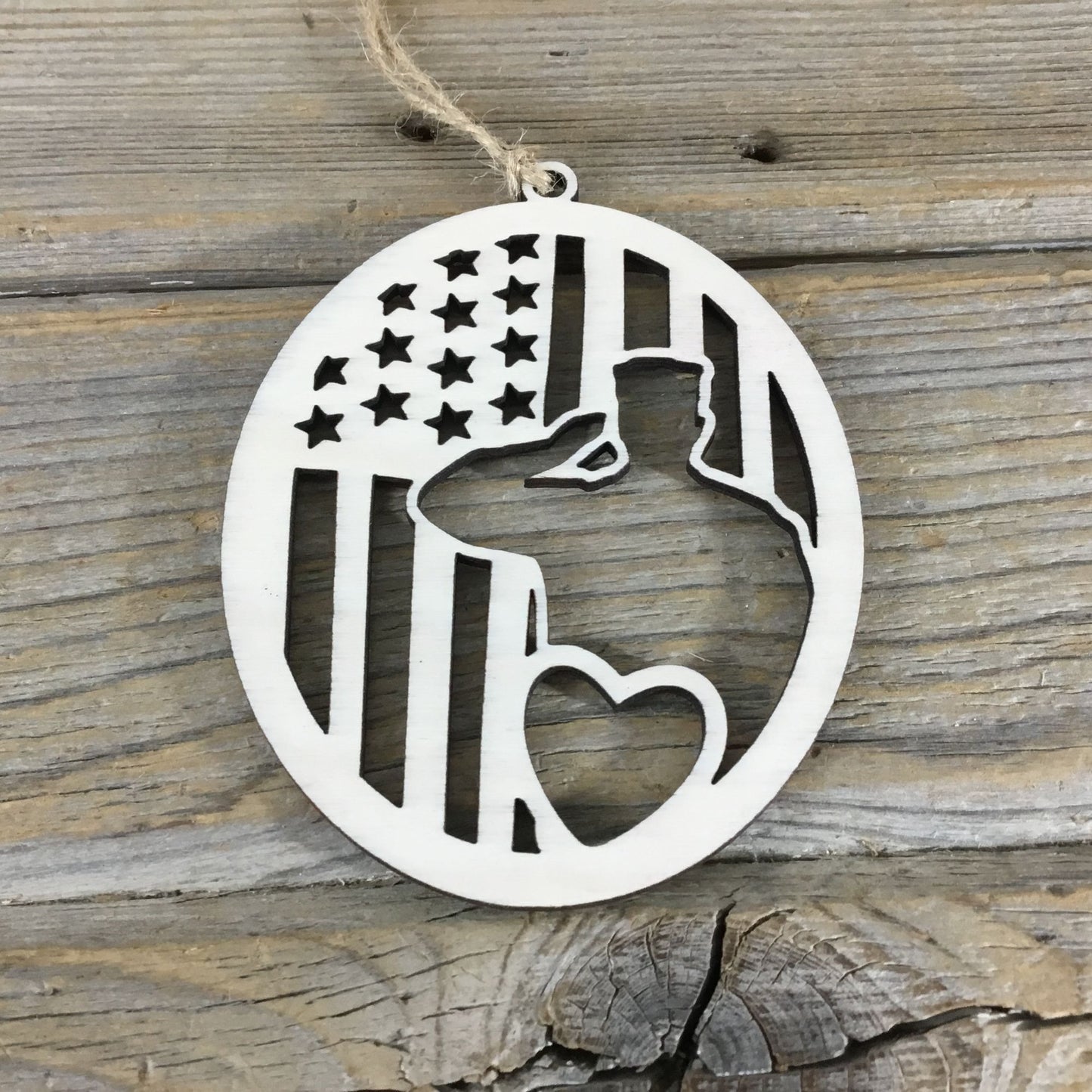 A Marine’s Heart Story Card Ornament