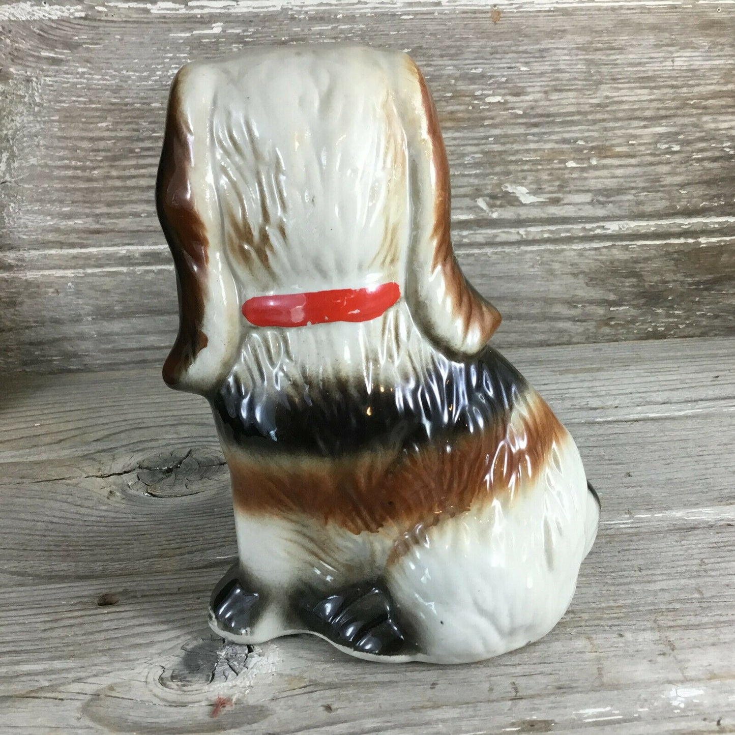 Vintage Spaniel Porcelain Dog Figurine Handcrafted Collectibles Brazil 671677