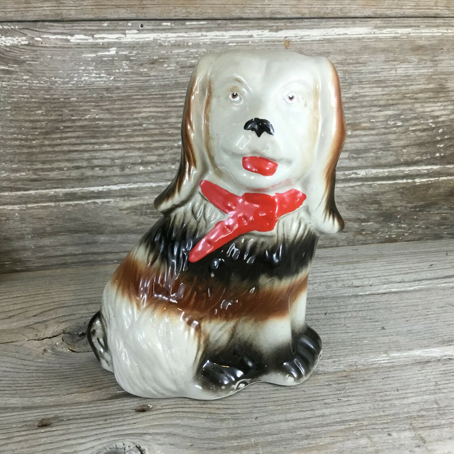 Vintage Spaniel Porcelain Dog Figurine Handcrafted Collectibles Brazil 671677