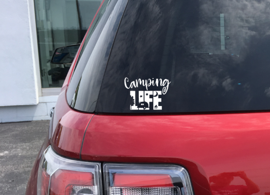 Camping Life Car Decal